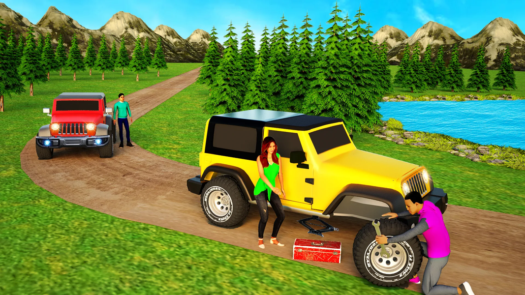 jeep games ۴x۴ off road car ۳d - عکس بازی موبایلی اندروید