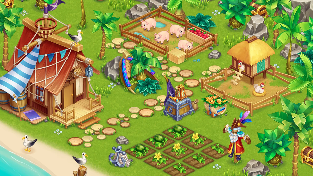 Farming Town Offline Farm Game - عکس بازی موبایلی اندروید
