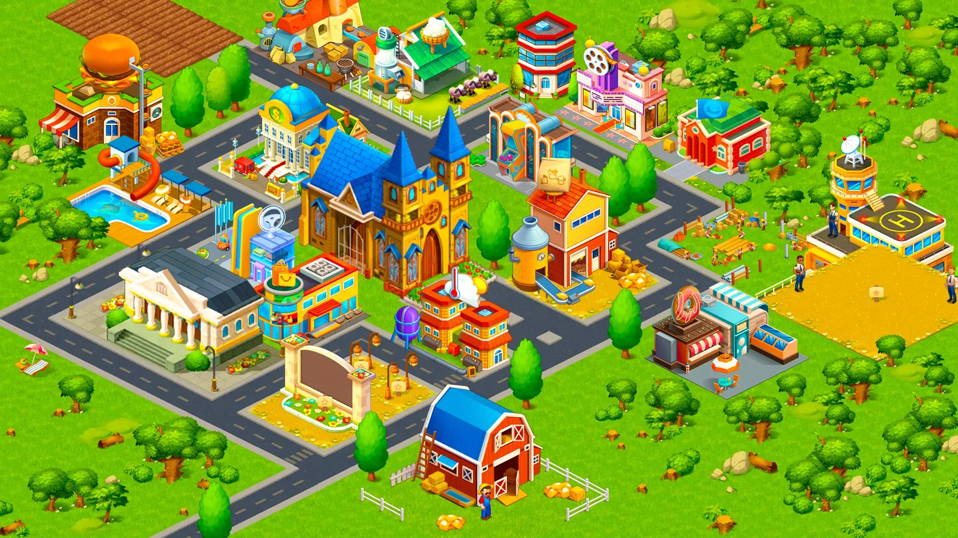 بازی Farming Town Offline Farm Game - دانلود | بازار