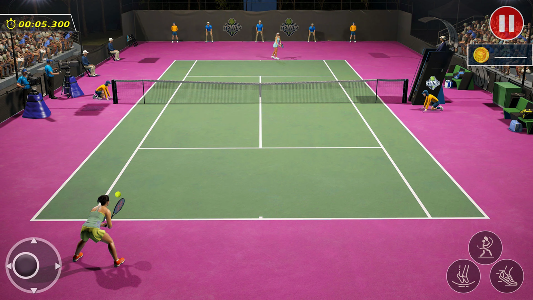 Tennis 3d Offline Sports Games - Gameplay image of android game