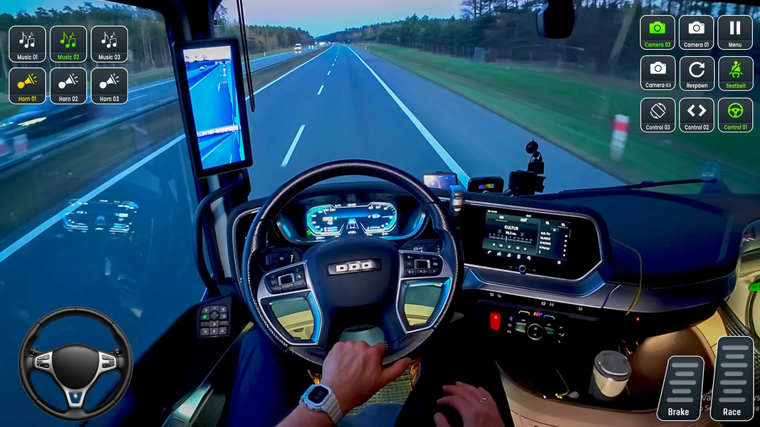GL Open World Truck Driving 3D - Gameplay image of android game