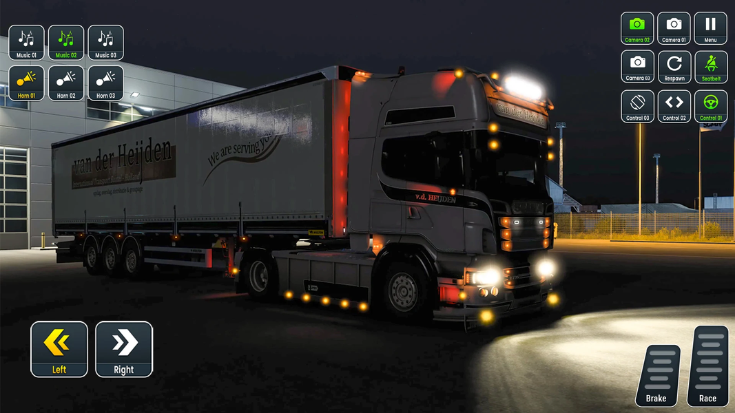 GL Open World Truck Driving 3D - Gameplay image of android game