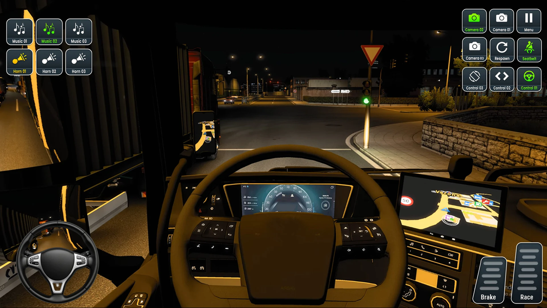 GL Open World Truck Driving 3D - Gameplay image of android game