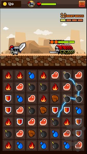 بازی نبرد گلادیاتور ها - Gameplay image of android game