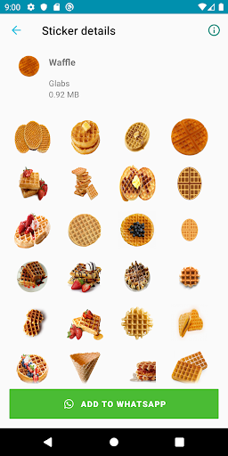 Food Stickers - Image screenshot of android app