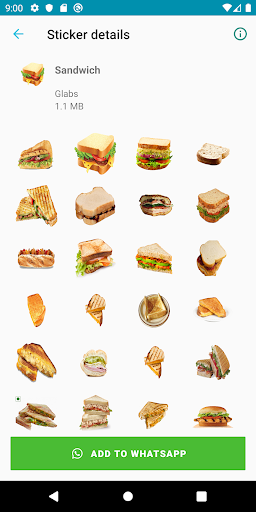 Food Stickers - Image screenshot of android app