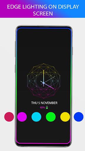 Always on display clock widget - Image screenshot of android app