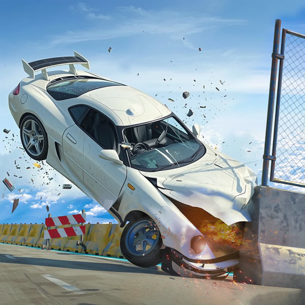 Mega Beam car drive Crash - عکس بازی موبایلی اندروید