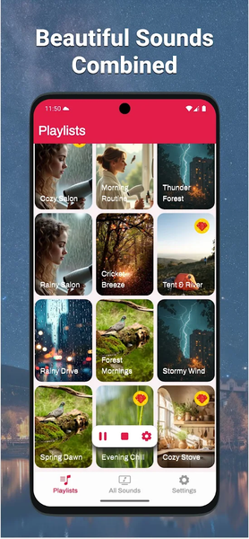 GladNap – Calming Noise - Image screenshot of android app