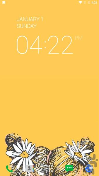 طلایی و زرد تصاویر پس زمینه -14 - Image screenshot of android app