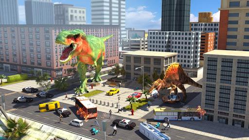 Dino Rampage Sim - Gameplay image of android game