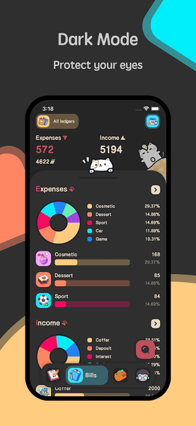 Meow Money Manager & Tracker - عکس برنامه موبایلی اندروید