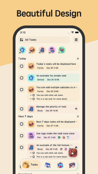 Meow Todo List & Task - عکس برنامه موبایلی اندروید