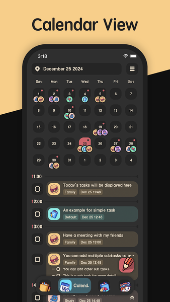 Meow To Do List & Task Manager - عکس برنامه موبایلی اندروید
