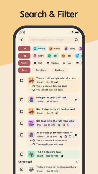 Meow To Do List & Task Manager - عکس برنامه موبایلی اندروید