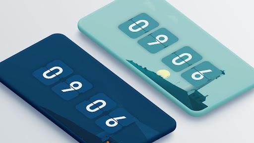 Flip clock & floating widget - عکس برنامه موبایلی اندروید