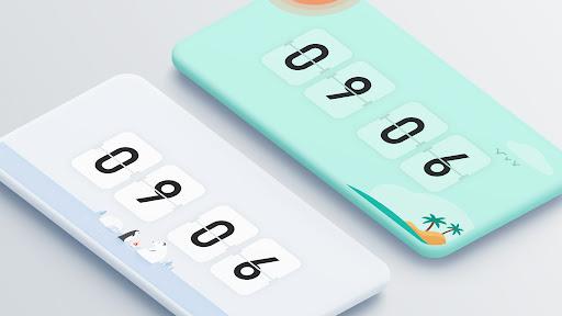 Flip clock & floating widget - عکس برنامه موبایلی اندروید
