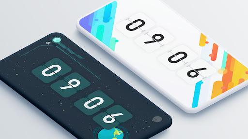 Flip clock & floating widget - عکس برنامه موبایلی اندروید