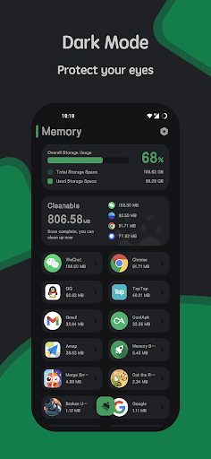 Storage and memory monitor - Image screenshot of android app