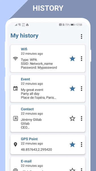 QR Code and barcode scanner - Image screenshot of android app