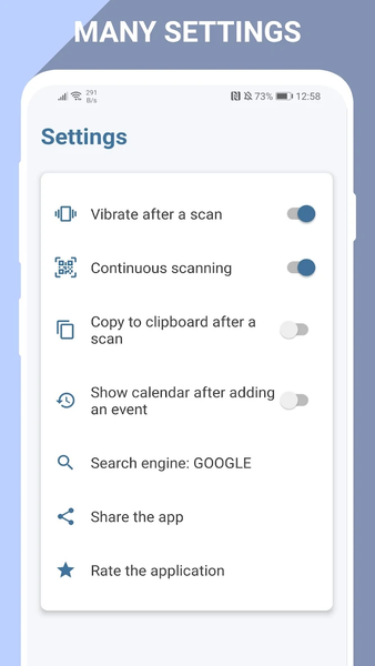 QR Code and barcode scanner - Image screenshot of android app