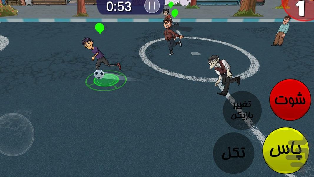 فوتبالیا: داستانی - Gameplay image of android game