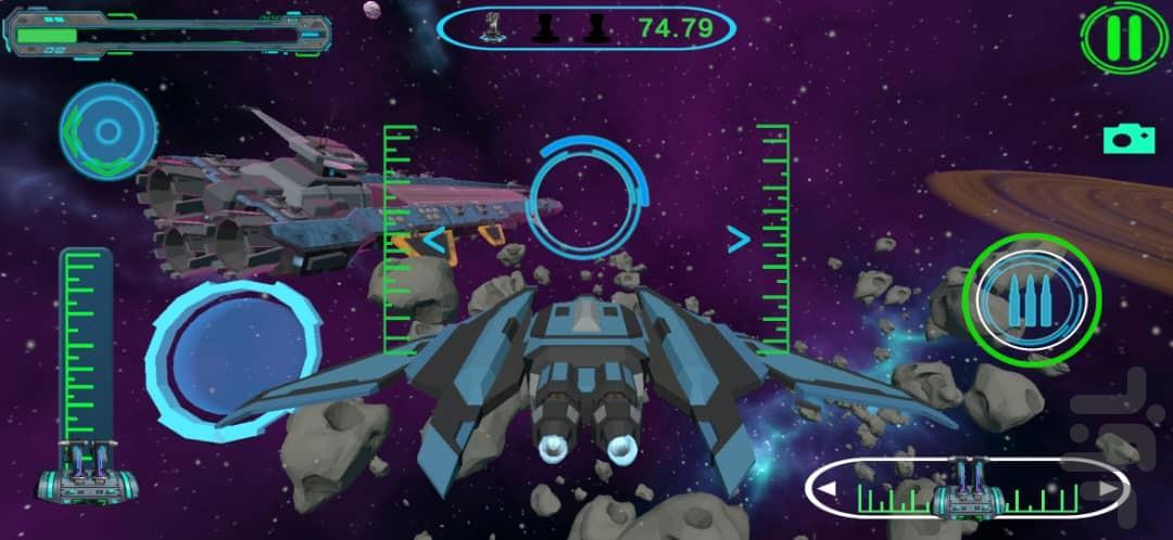 هدایتگر فضایی - عکس بازی موبایلی اندروید