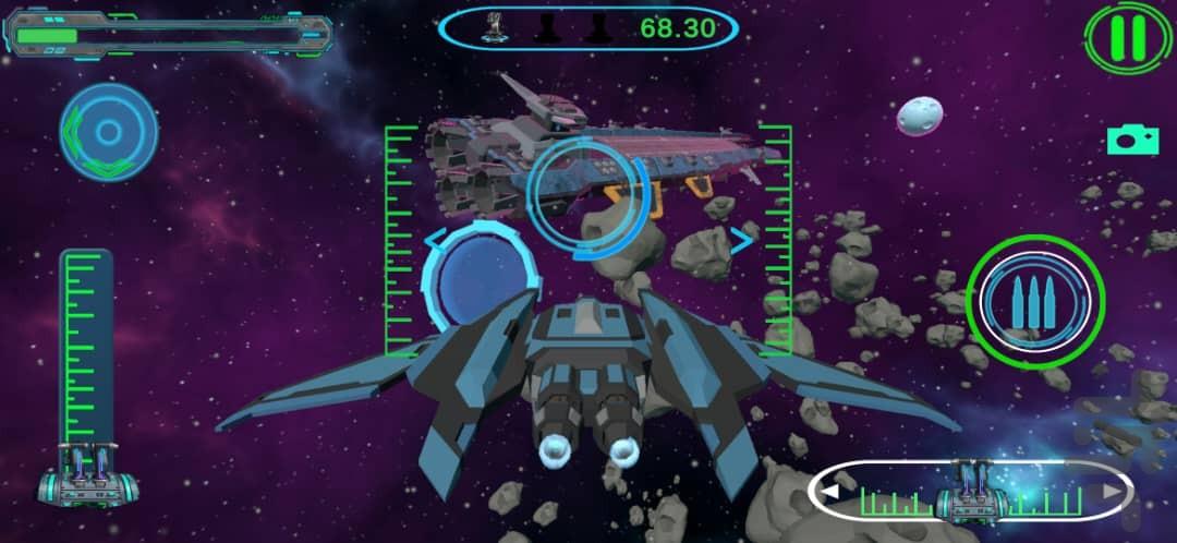 هدایتگر فضایی - عکس بازی موبایلی اندروید
