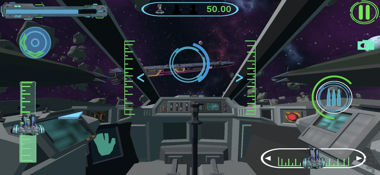 هدایتگر فضایی - عکس بازی موبایلی اندروید