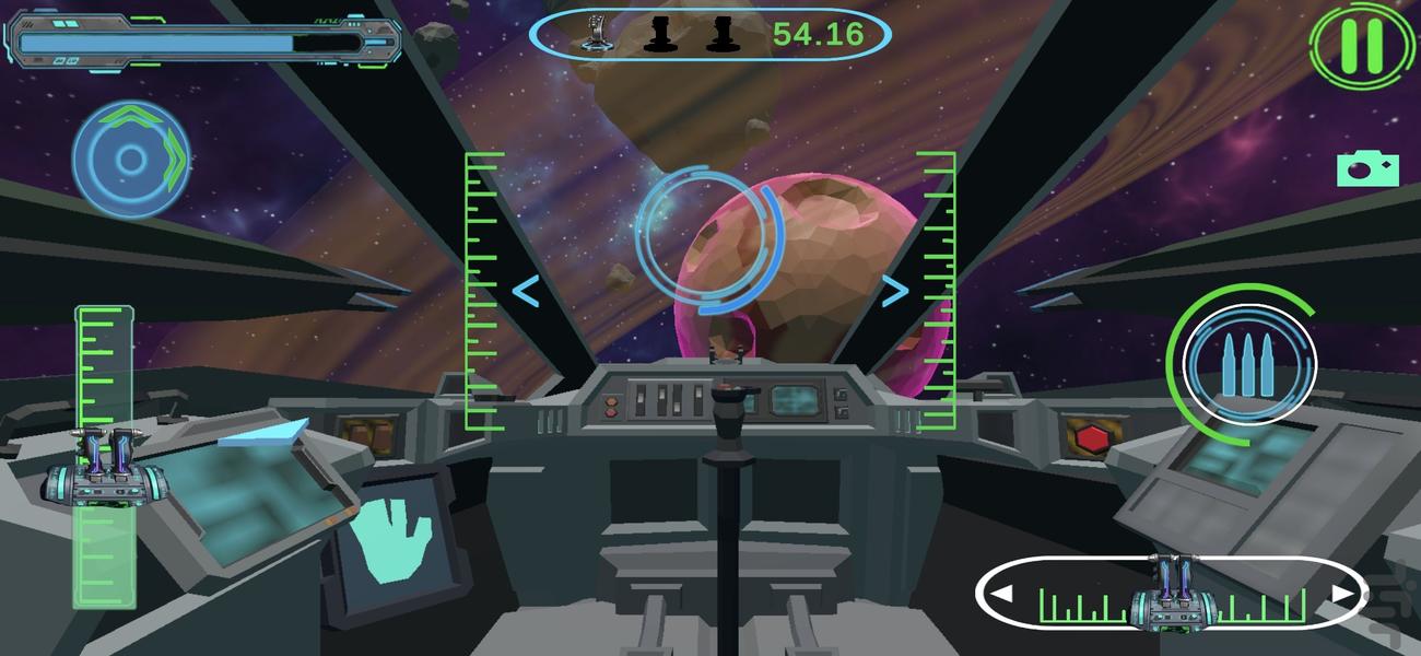 هدایتگر فضایی - عکس بازی موبایلی اندروید