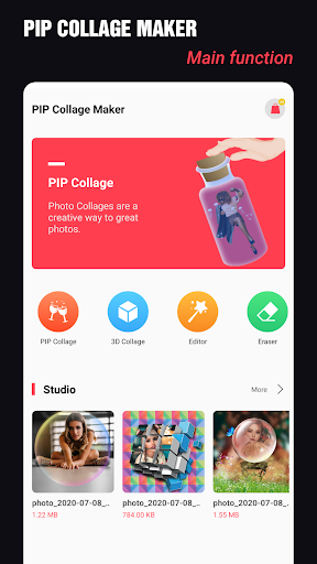 PIP 3D collage - عکس برنامه موبایلی اندروید