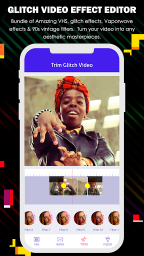 Glitch Video Effects - Editor - عکس برنامه موبایلی اندروید