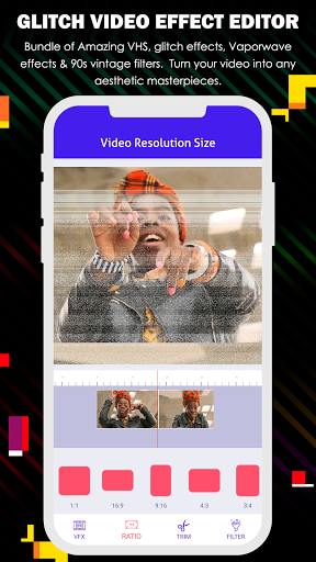 Glitch Video Effects - Editor - عکس برنامه موبایلی اندروید