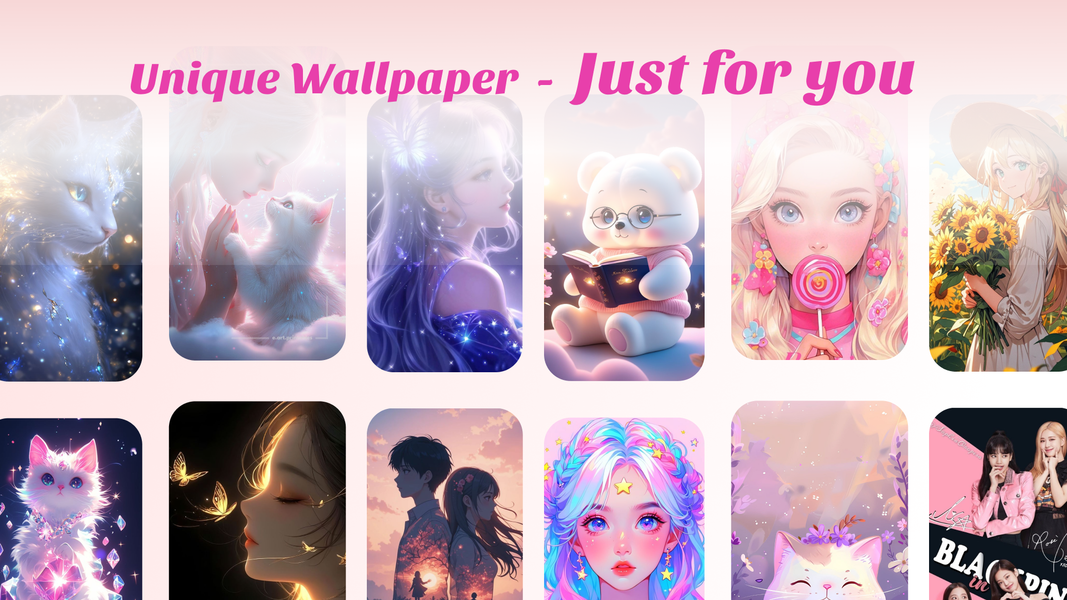 Aesthetic & Glitter Wallpapers - عکس برنامه موبایلی اندروید