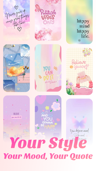 Aesthetic & Glitter Wallpapers - عکس برنامه موبایلی اندروید