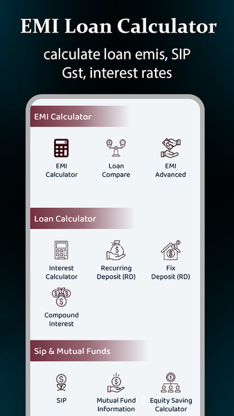 Emi outlet calculator advanced