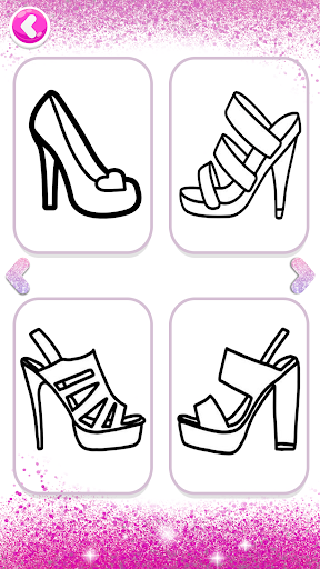 barbie shoes drawing