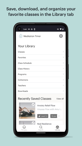 Glo | Yoga and Meditation App - عکس برنامه موبایلی اندروید