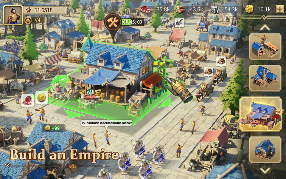 Game of Empires:Warring Realms - عکس بازی موبایلی اندروید