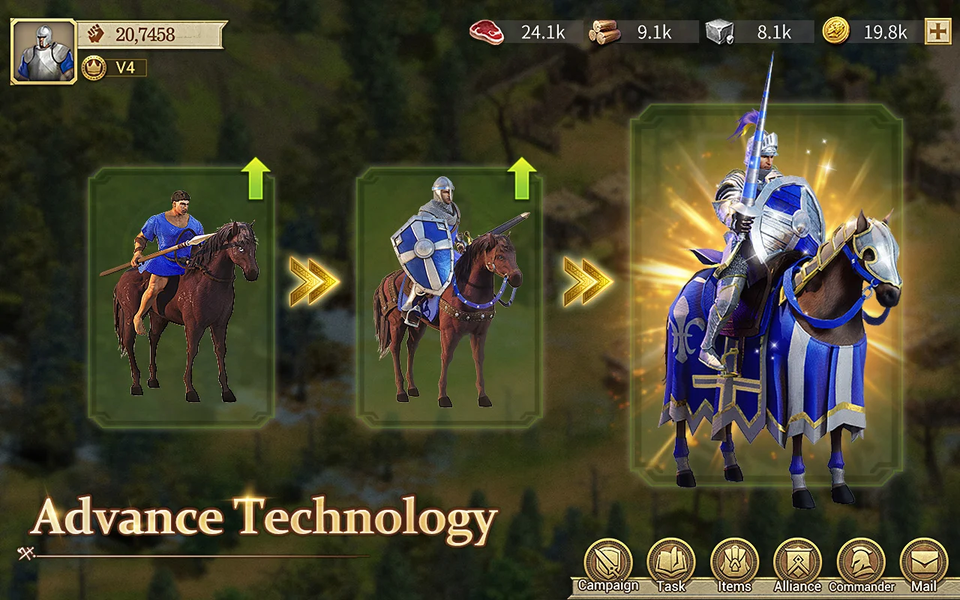 Game of Empires:Warring Realms - عکس بازی موبایلی اندروید