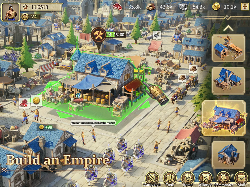 Game of Empires:Warring Realms - عکس بازی موبایلی اندروید