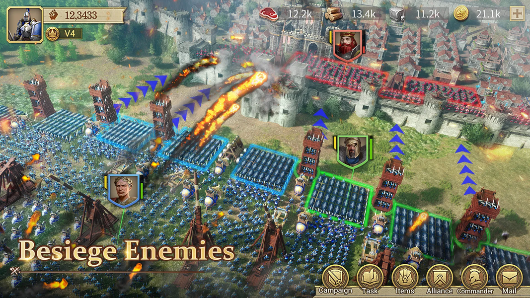 Game of Empires:Warring Realms - عکس بازی موبایلی اندروید