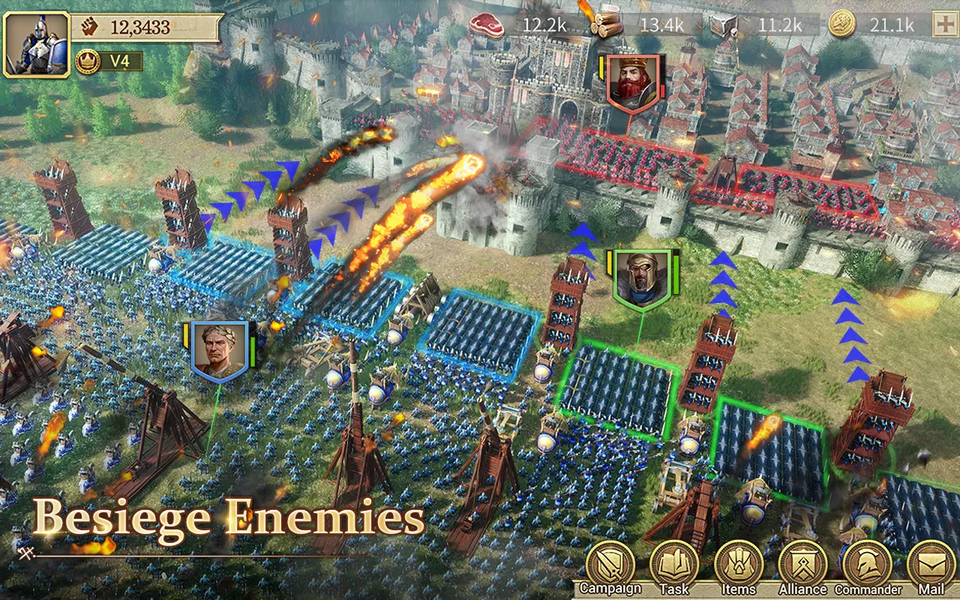 Game of Empires:Warring Realms - عکس بازی موبایلی اندروید