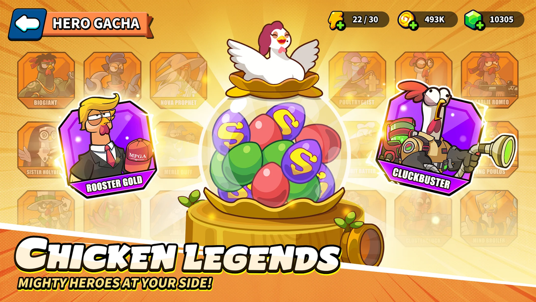 Bawk Bawk Rush - Gameplay image of android game