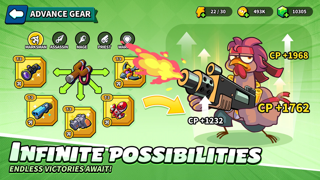 Bawk Bawk Rush - Gameplay image of android game