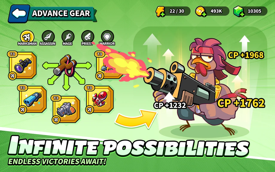 Bawk Bawk Rush - Gameplay image of android game