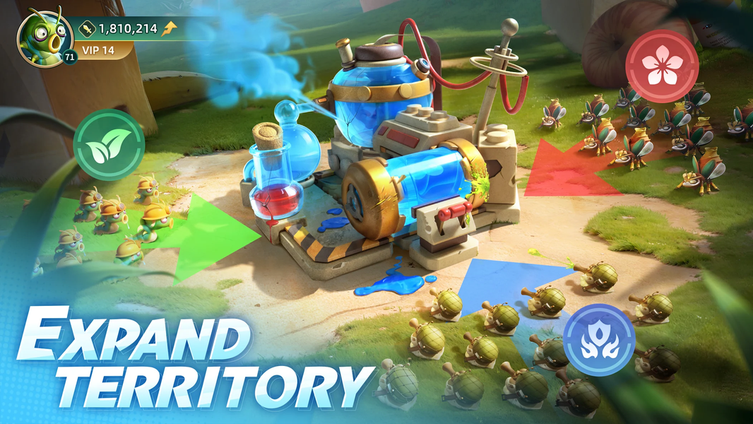 Bugtopia: Survival Game - Gameplay image of android game