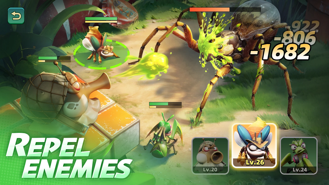 Bugtopia: Survival Game - Gameplay image of android game