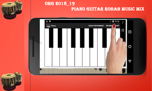 My ORG 2021_22_drum,guitar,tabla,piano simulator - Image screenshot of android app