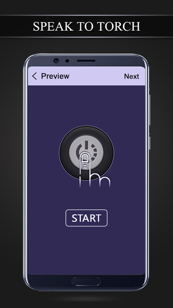 Speak to Torch Light - Clap - عکس برنامه موبایلی اندروید